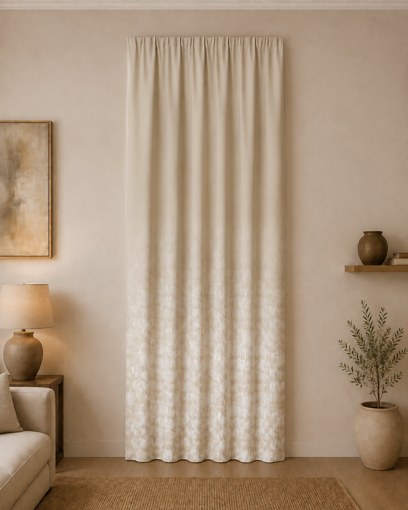 Printed Curtain 661 — Decorative Ready-Made Window Curtain