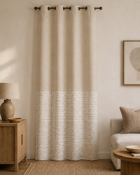 Printed Curtain 691 — Decorative Ready-Made Window Curtain - 1