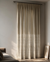 Printed Curtain 735 — Decorative Ready-Made Window Curtain - 1