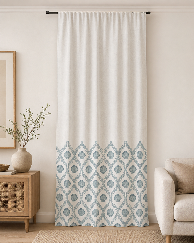 Printed Curtain 669 — Decorative Ready-Made Window Curtain