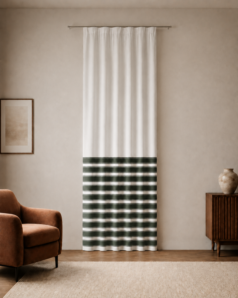 Printed Curtain 659 — Decorative Ready-Made Window Curtain