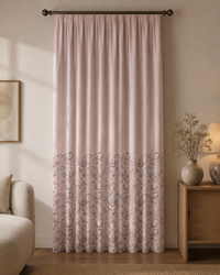Printed Curtain 711 — Decorative Ready-Made Window Curtain - 1