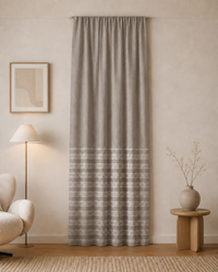 Printed Curtain 685 — Decorative Ready-Made Window Curtain - 1