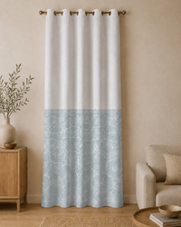 Printed Curtain 665 — Decorative Ready-Made Window Curtain - 1
