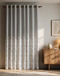 Printed Curtain 725 — Decorative Ready-Made Window Curtain - 1