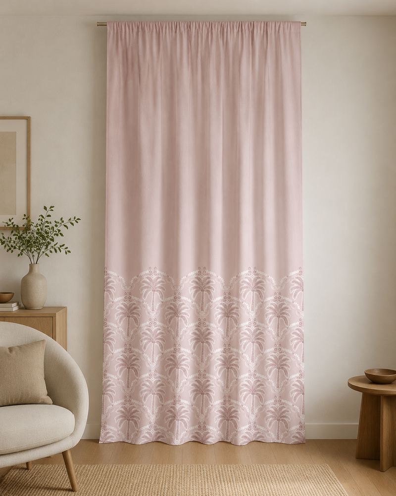 Printed Curtain 672 — Decorative Ready-Made Window Curtain