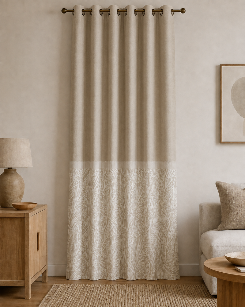 Printed Curtain 693 — Decorative Ready-Made Window Curtain