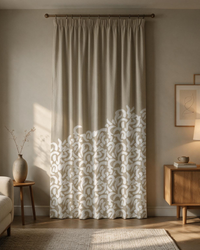 Printed Curtain 718 — Decorative Ready-Made Window Curtain - 1