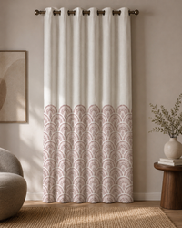 Printed Curtain 710 — Decorative Ready-Made Window Curtain - 1