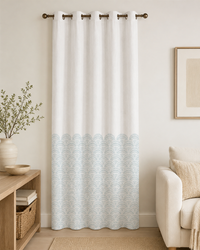 Printed Curtain 668 — Decorative Ready-Made Window Curtain - 1