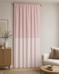 Printed Curtain 670 — Decorative Ready-Made Window Curtain - 1