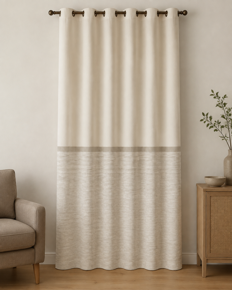 Printed Curtain 683 — Decorative Ready-Made Window Curtain