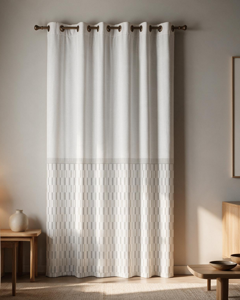 Printed Curtain 731 — Decorative Ready-Made Window Curtain