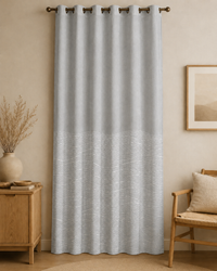 Printed Curtain 676 — Decorative Ready-Made Window Curtain - 1