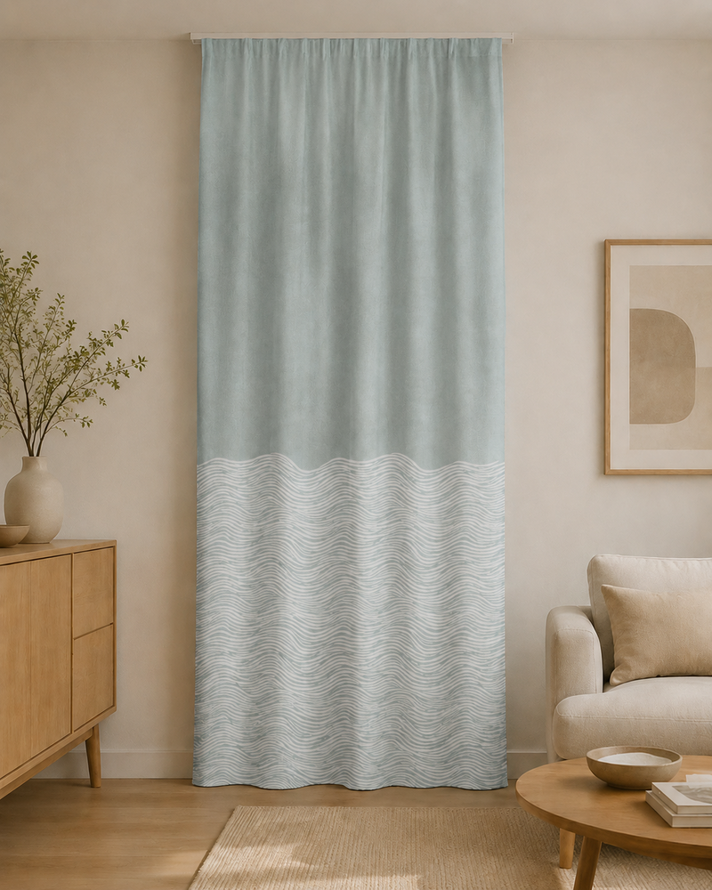 Printed Curtain 664 — Decorative Ready-Made Window Curtain