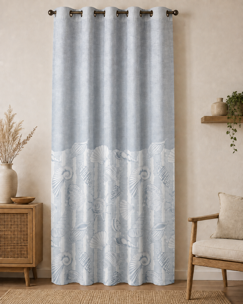 Printed Curtain 678 — Decorative Ready-Made Window Curtain
