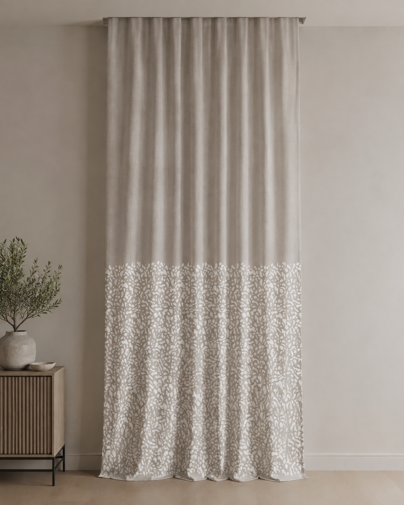 Printed Curtain 686 — Decorative Ready-Made Window Curtain