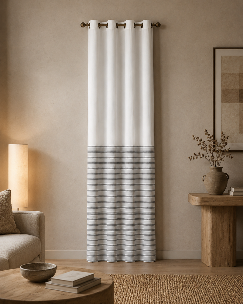 Printed Curtain 694 — Decorative Ready-Made Window Curtain