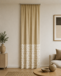 Printed Curtain 663 — Decorative Ready-Made Window Curtain - 1
