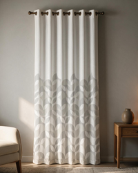 Printed Curtain 732 — Decorative Ready-Made Window Curtain - 1