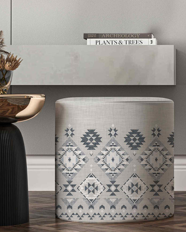 Printed Pouf 00010 — Decorative Floor Pouf 50×50 cm